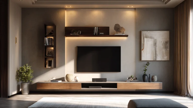 Turn the Blank Wall Above Your TV Into the Room’s Best Feature: 15 Decor Ideas for a Stylish Look