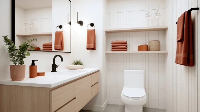 14 Autumn Bathroom Storage Hacks That Look Pretty